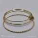 Foto 4: Pulseira Dourada Tripla com N� Decorativo