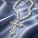 Foto 0: Colar P�rolas com Pingente de Cruz Elegante