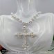 Foto 4: Colar P�rolas com Pingente de Cruz Elegante