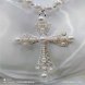 Foto 5: Colar P�rolas com Pingente de Cruz Elegante