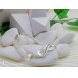 Foto 4: Pulseira Feminina S�mbolo do Infinito com Cristais