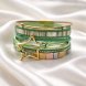 Foto 0: Pulseira Multicamadas Verde com Estrela Dourada