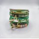 Foto 4: Pulseira Multicamadas Verde com Estrela Dourada